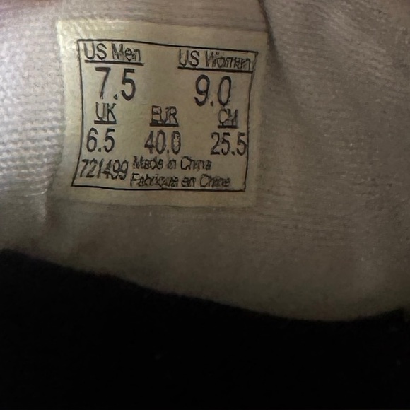 Vans Off The Wall Off White Leather Lace-Up Side-Zip Unisex Sneakers 7.5 M 9.0 W - Picture 8 of 12